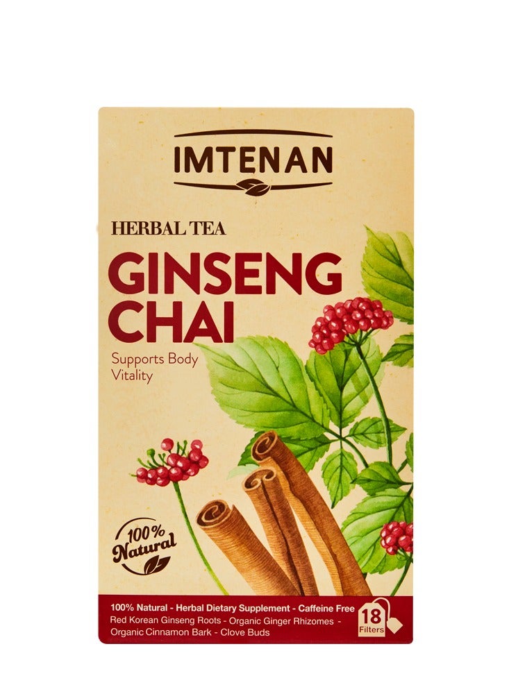 Imtenan Ginseng Kai Herbal Tea 18 Filters - Image 1